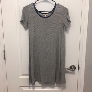 Grey T-shirt Dress